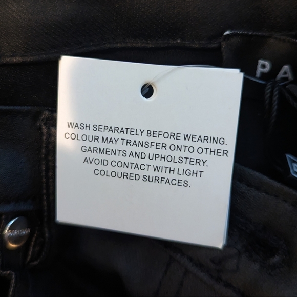 Parisian Coated Skinny Jean in Black (Size: 10) - Picture 7 of 11